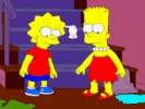 Les Simpson Bart et Lisa 