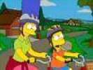 Les Simpson Bart et Marge  