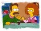 Les Simpson Maude et Ned  