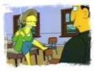 Les Simpson Le principal Skinner et  Mme  Krapabelle 